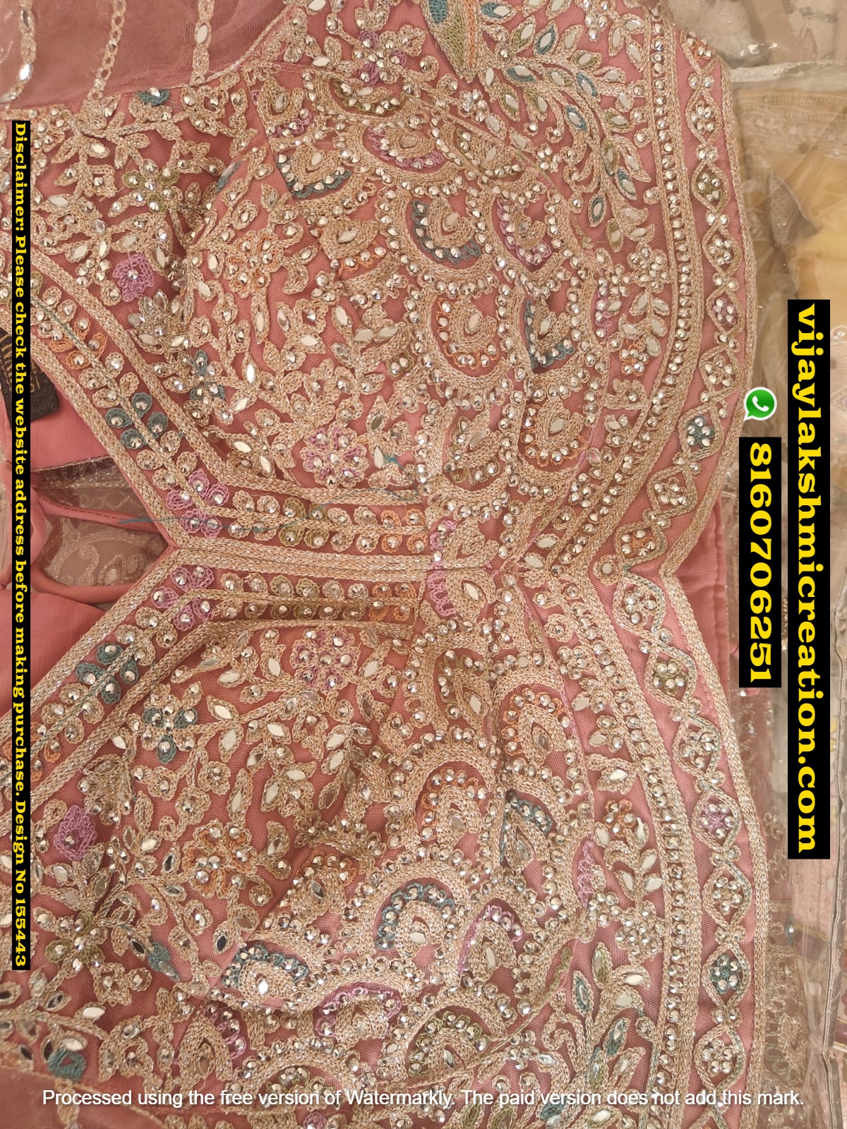 Shivali AJ8-00074 T-914 Pink Lehenga Set In Singles And Full Catalog-155443