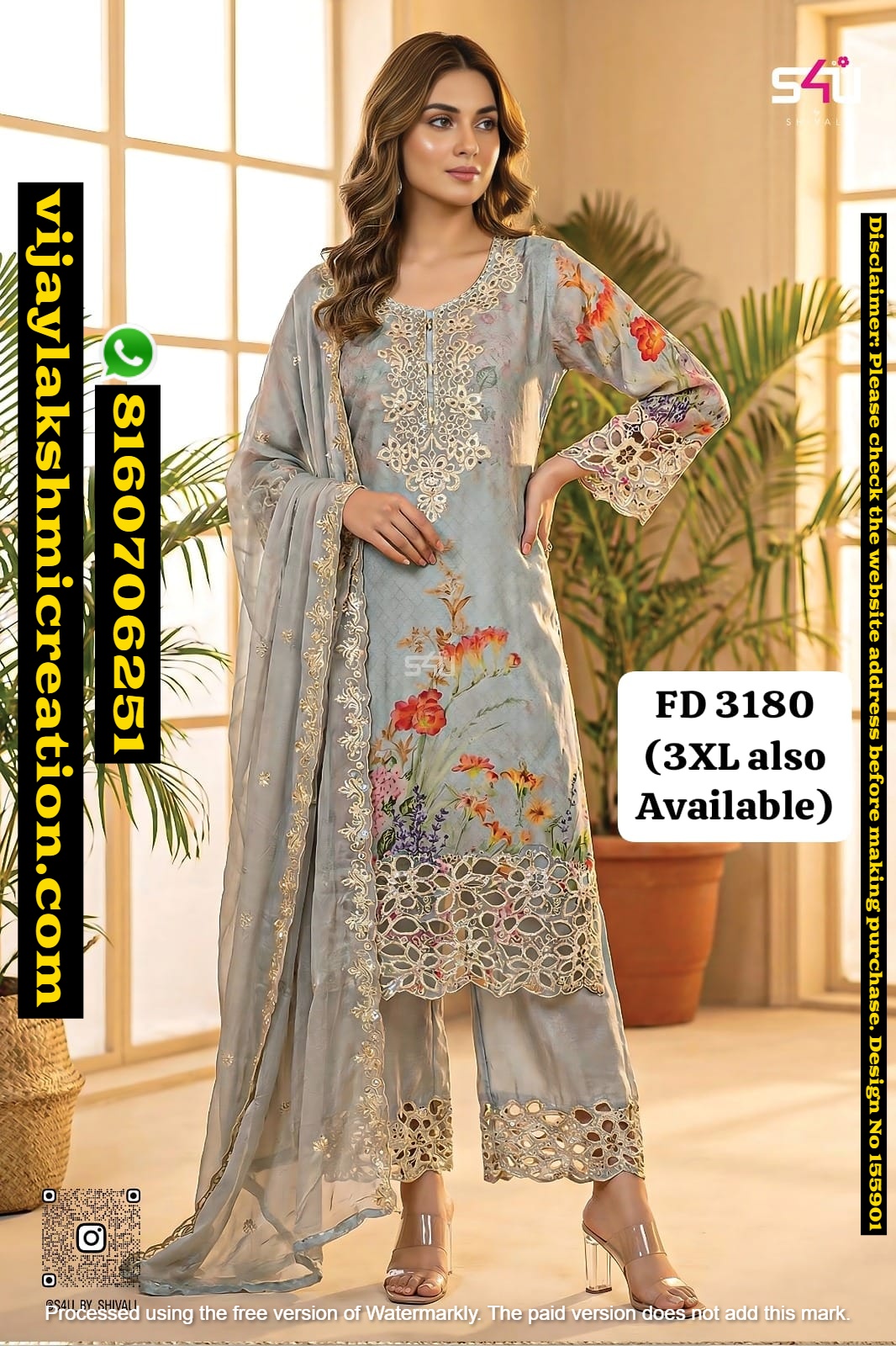 S4U FD 3180 Kurta With Pants And Dupatta In-Singles-And-Full-Catalog-155901