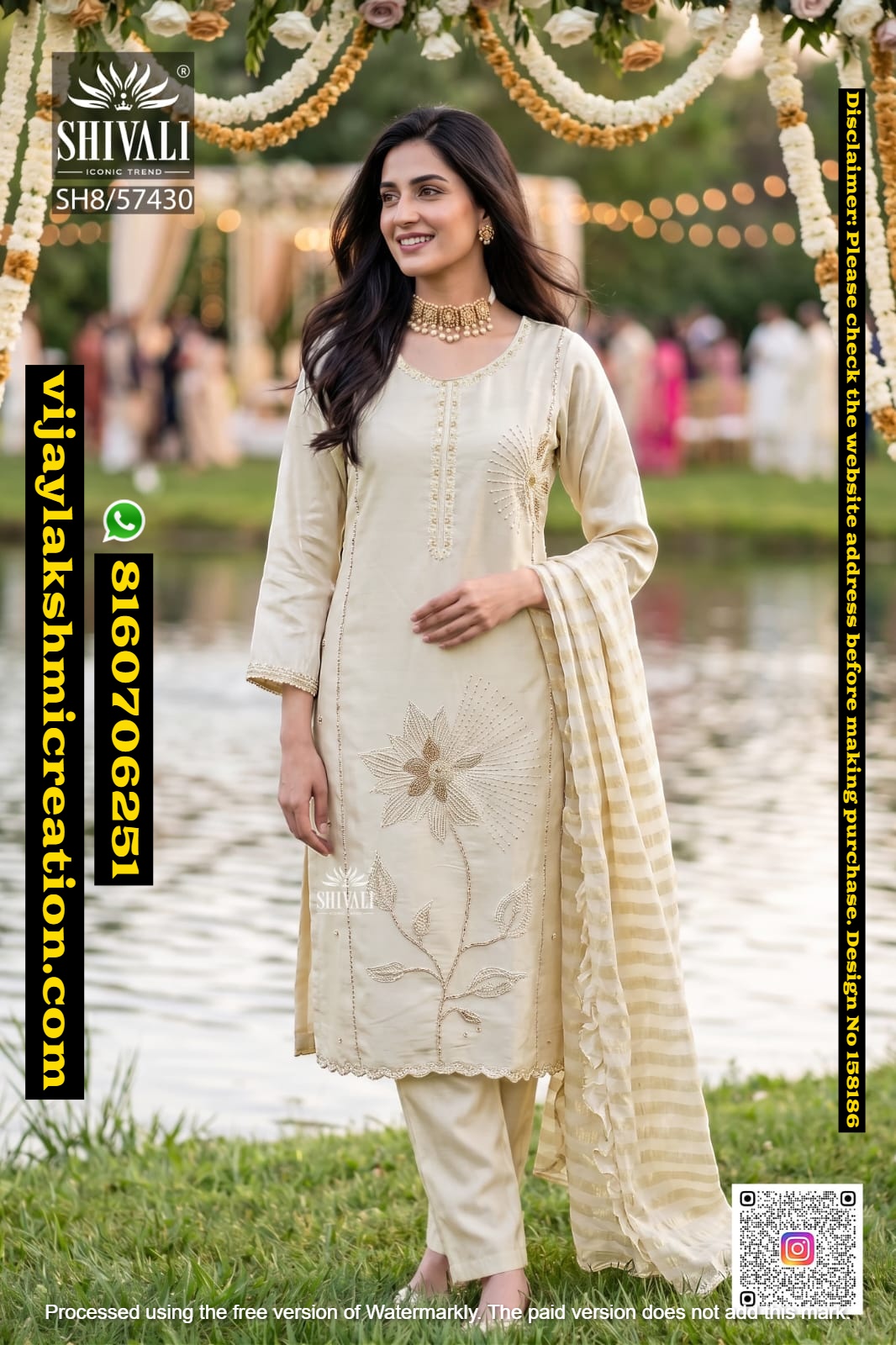 Shivali SH8-57430 Kurta With Pant And Dupatta In-Singles-And-Full-Catalog-158186